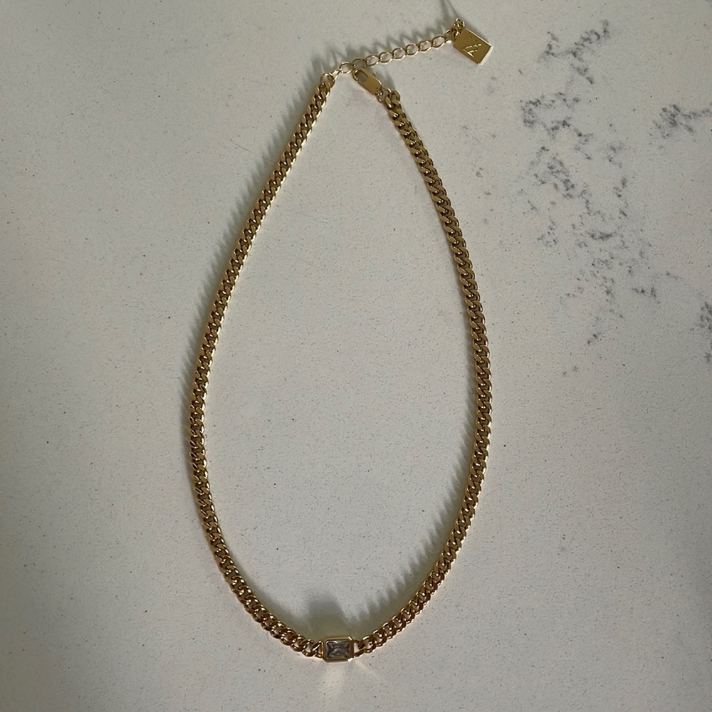 Makena Miranda Frye Necklace 16-18” Gold